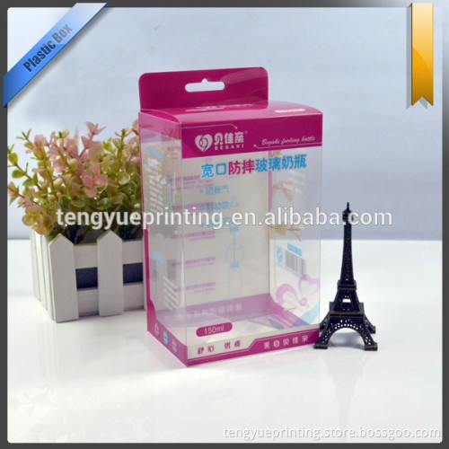 baby bottles plastic PP package box with window